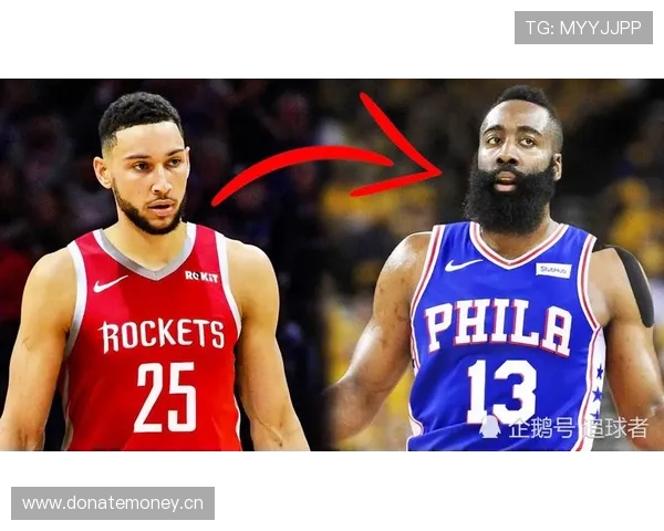 西蒙斯无球效率下滑，对比哈登持球体系作用锐减